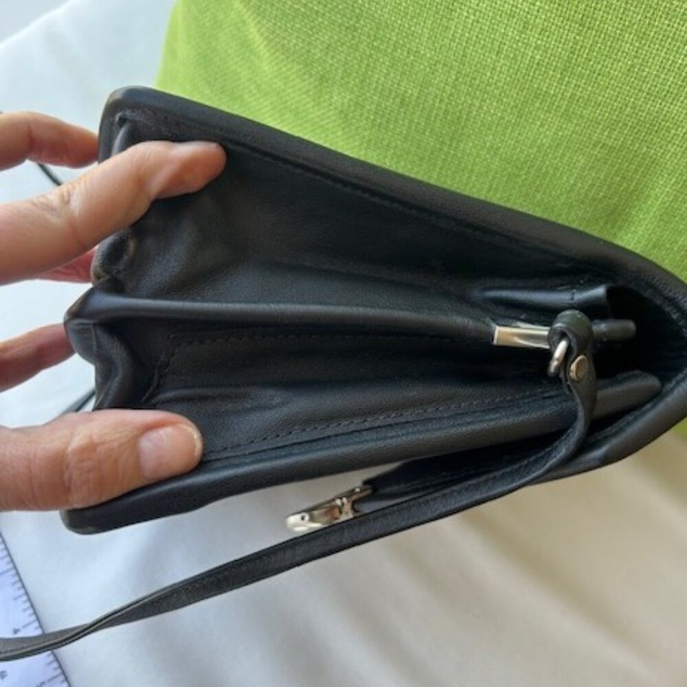 ROCHE LEATHER COMPANY Aubergine Purple Berkeley BAG - Picture 11 of 13